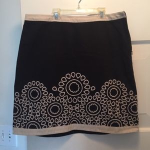 Boden embroidered skirt, 12R